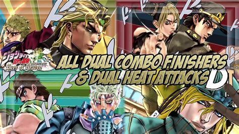 Jojo S Bizarre Adventure Eyes Of Heaven All Dual Combo Finishers And Dual Heat Attacks [eng