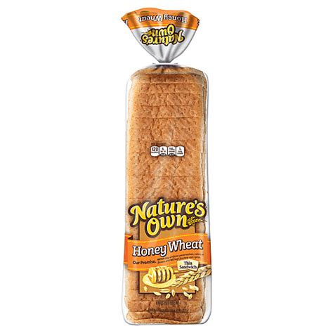 Nature S Own Honey Wheat Bread Oz Loaf Multi Grain Whole Wheat