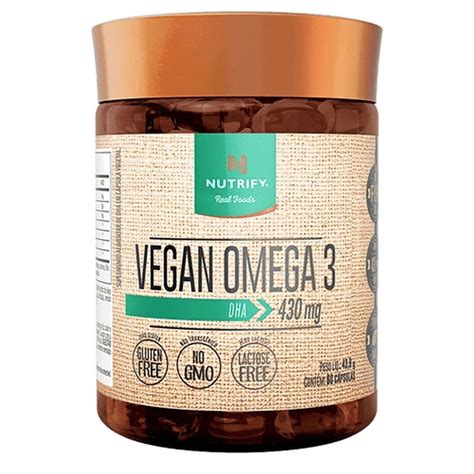 Vegan Mega Dha C Psulas Nutrify Submarino