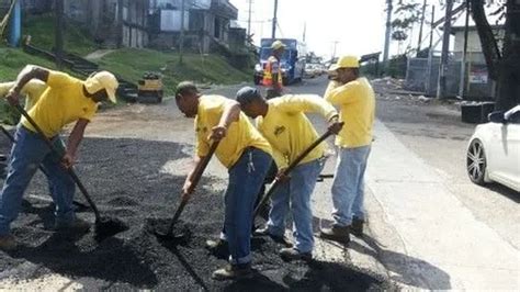 MOP realiza operativos de reparación de calles en provincias