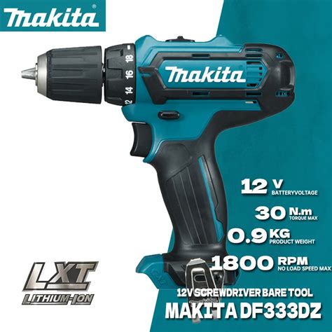 MAKITA DF333DZ Original Cordless Compact Driver Drill Body Only 12V 3 8