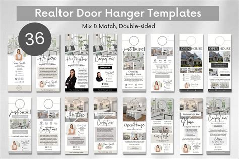 Realtor Door Hangers Real Estate Door Hanger Templates Realtor Door