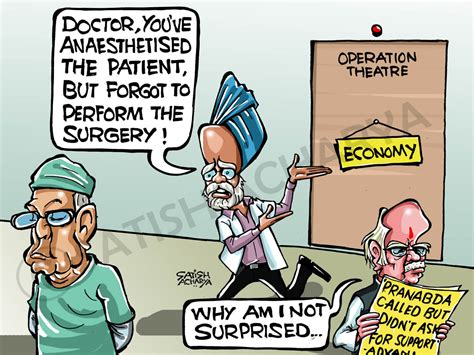 World of an Indian cartoonist!: Economy on anaesthesia!