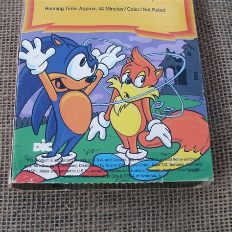 Dic Media Media Sonic The Hedgehog Robotnik Express Vhs Anime Tape