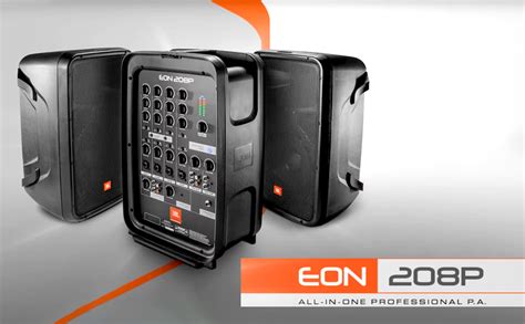 Jbl Professional Eon208p Portable All In One 2 Way Pa