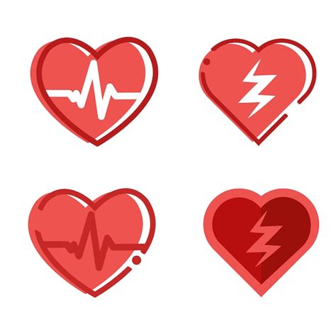 Premium Vector Defibrillator Icons Set