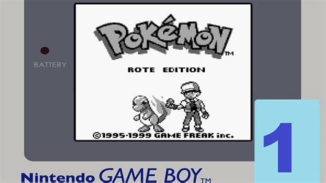 Let s play Pokémon rote Edition Part 1 YouTube