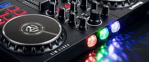 Party Mix DJ Controllers with Built-In Light Show | Numark