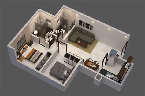 2d 3d Design Service at Rs 6000/600 sq ft | 3d फ्लोर प्लान की सेवाएं, 3 ...