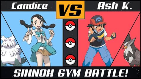 Sinnoh Gym Battle 7 Ash Vs Candice Pokémon Sun Moon Youtube