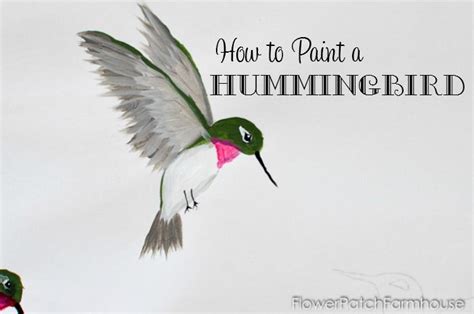 Come and learn how to paint a hummingbird with me. This fun and easy tutorial will have you ...