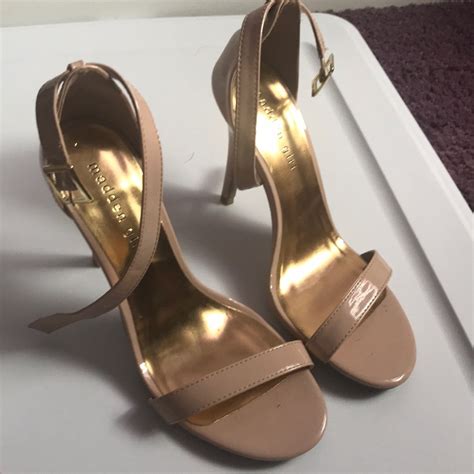 Madden Girl Nude Strap Sandal Heels Gem