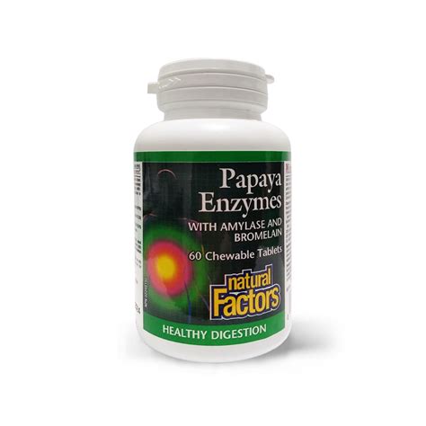 PAPAYA PAPAYA ENZYMES WITH AMYLASE AND BROMELAIN IMPROVES AND