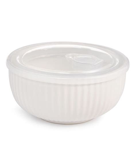 Martha Stewart Collection Ceramic Bowl & Lid, Created for Macy's ...