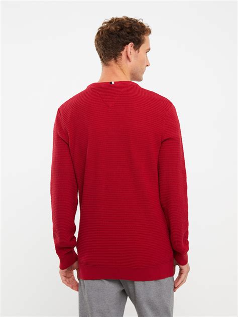 Crew Neck Long Sleeve Mens Tricot Sweater W2bk13z8 S7r W2bk13z8 S7r Lc Waikiki