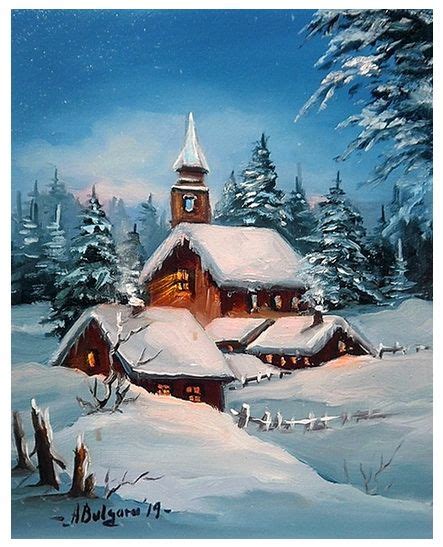 Basm De Ianuar Tablouri De Suflet Si Vis Winter Painting Winter