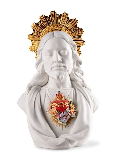 Sacred Heart of Jesus Sculpture | Lladro Official USA