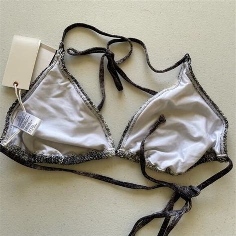 Good American Swim Nwt Good American Tiny Ties Dye Bikini Triangle Adjustable Big Bust Swim