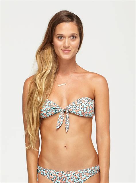 Dvf Knotted Bandeau Bikini Top Roxy