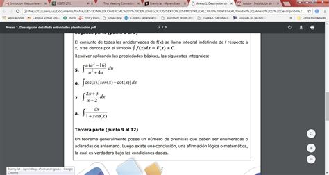 Resolver aplicando las propiedades básicas las siguientes integrales