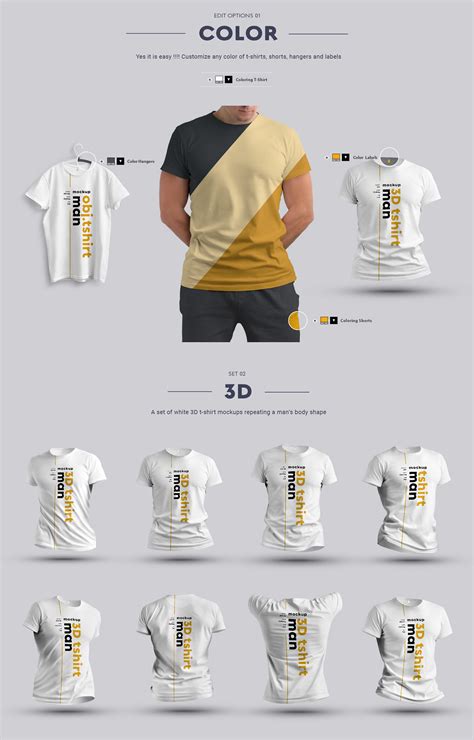 24 MockUps Mans T-Shirt (3 free). Body/3D/obj :: Behance