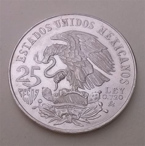 Mexico Olympic Games Silver Coin Pesos Uncirculated Etsy