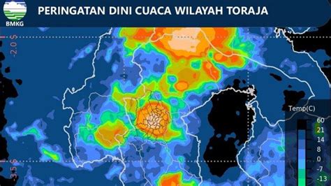 BMKG Himbau Masyarakat Toraja Waspada Hujan Petir Diperkirakan