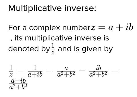 Find The Multiplicative Inverse Of 2√3 I