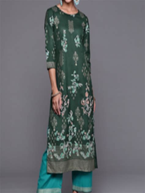 Buy Indo Era Women Ethnic Motifs Printed Kurta With Palazzos Kurta