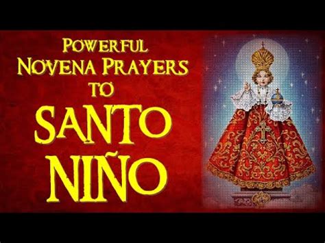 Powerful Novena Prayers To Santo Ni O Youtube