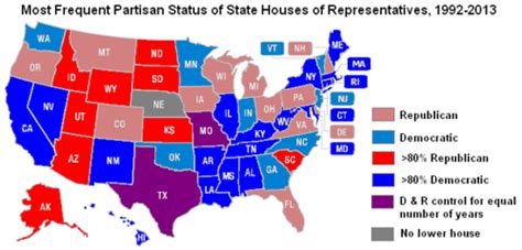 Party Map Of The Us United States Map