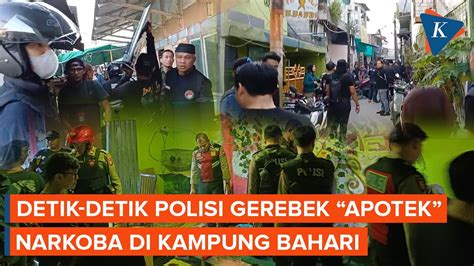 Detik Detik Penggerebekan Di Kampung Bahari Polisi Sita Alat Hitung