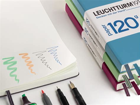 Skizzenbuch Leuchtturm 120g qm Medium Skizzenbücher Papeterie