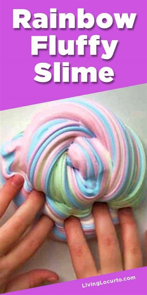 Fluffy Slime Recipe - Unicorn Slime VIDEO Tutotrial - Living Locurto