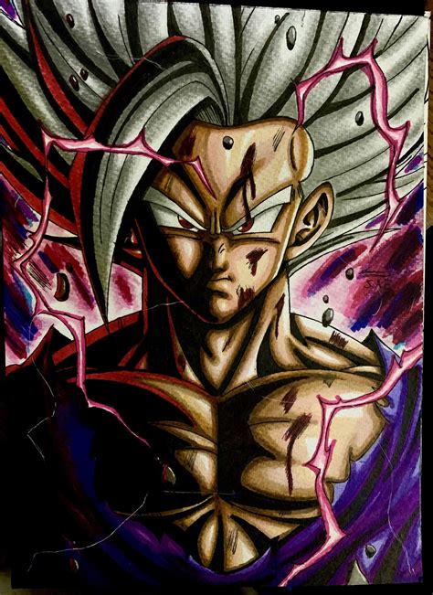 My Drawing Of Beast Gohan In The Legends Style Rdragonballlegends