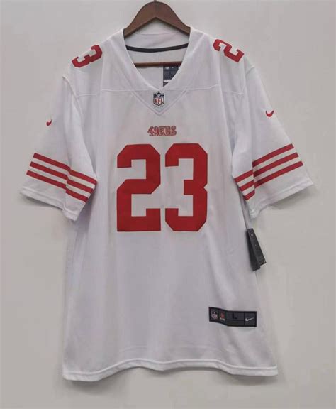 Christian McCaffrey San Francisco 49ers Jersey white – Classic Authentics