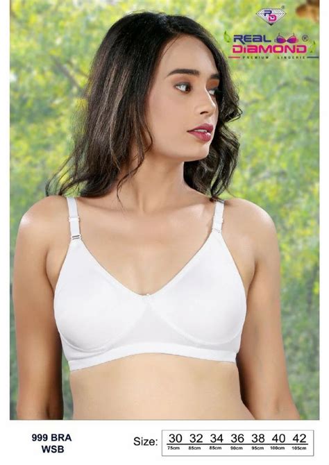 Non Padded Cotton Blend Ladies Mold B Cup Bra Plain At Rs 136 5 Piece