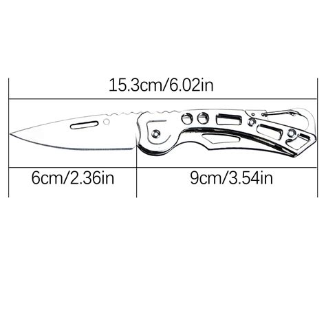 Blasgw Stainless Steel Folding Pocket Knife Outdoor Knife Stainless