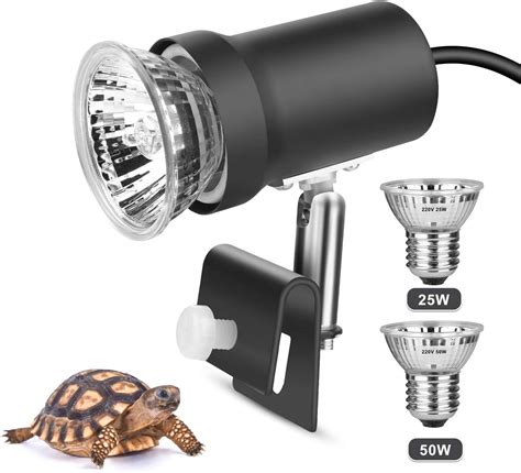 Zacro Lampada Tartaruga Illuminazione UVA 25W UVB 50W Lampada