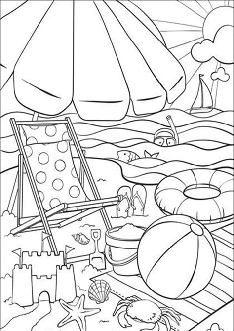 summer coloring pages