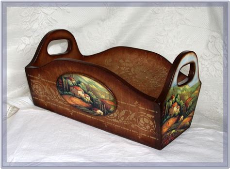 Короб для кухни. | Декупаж коробки, Ящики, Декупаж