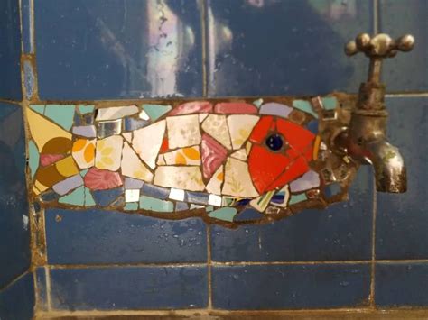 Pez Canilla En Mosaico Ricardo Stefani Mosaic Art Projects Mosaic