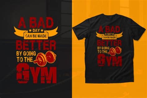 Gym Fitness T Shirt Design For Pod Graphic By Creative Design Store