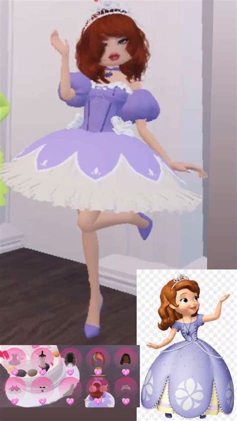 Sofia Dti Sofia The First In 2024 Baddie Outfits Ideas Dress To Impress Combo Dress