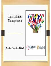 Session 1 Intercultural Management 1 Pdf Intercultural Management