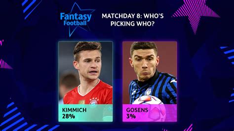 Ucl Fantasy Football Popular Picks And Potential Differentials Uefa