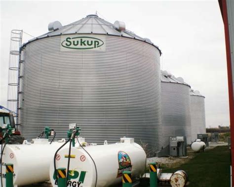 Sukup Grain Storage Bins - Built by Devolder Farms