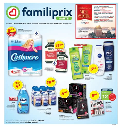 Familiprix Sante Flyer March To