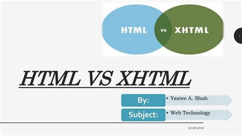 Html Vs Xhtml Ppt