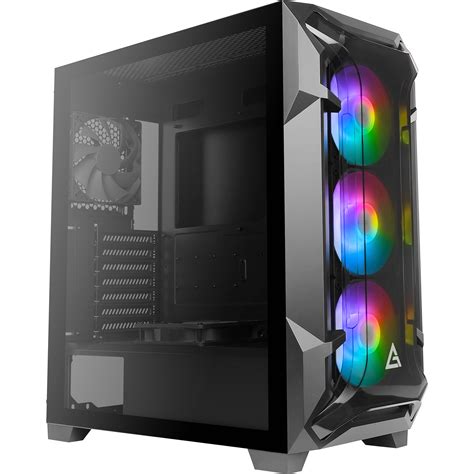 Antec Df600 Flux Mid Tower Gaming Case Black Df600 Flux Bandh